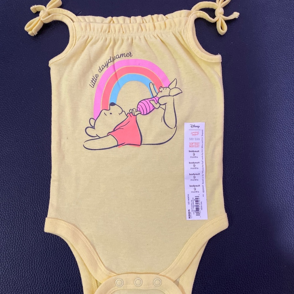 Disney Winnie The Pooh Bodysuit, Size 9 Months, BRAND NEW